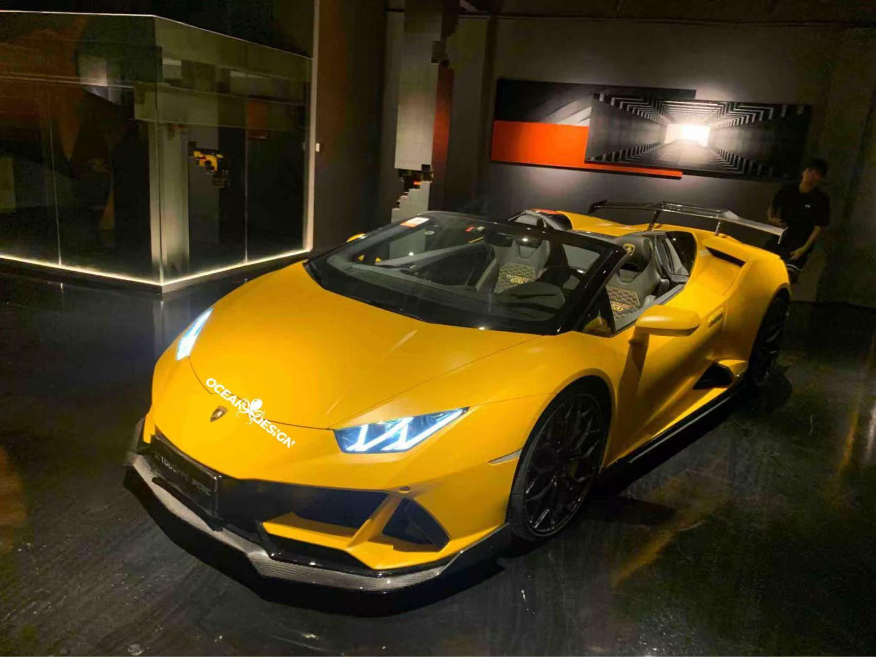 Lamborghini Huracan EVO Splitter Dry Carbon Fiber OD Carbon Series Bodykit
