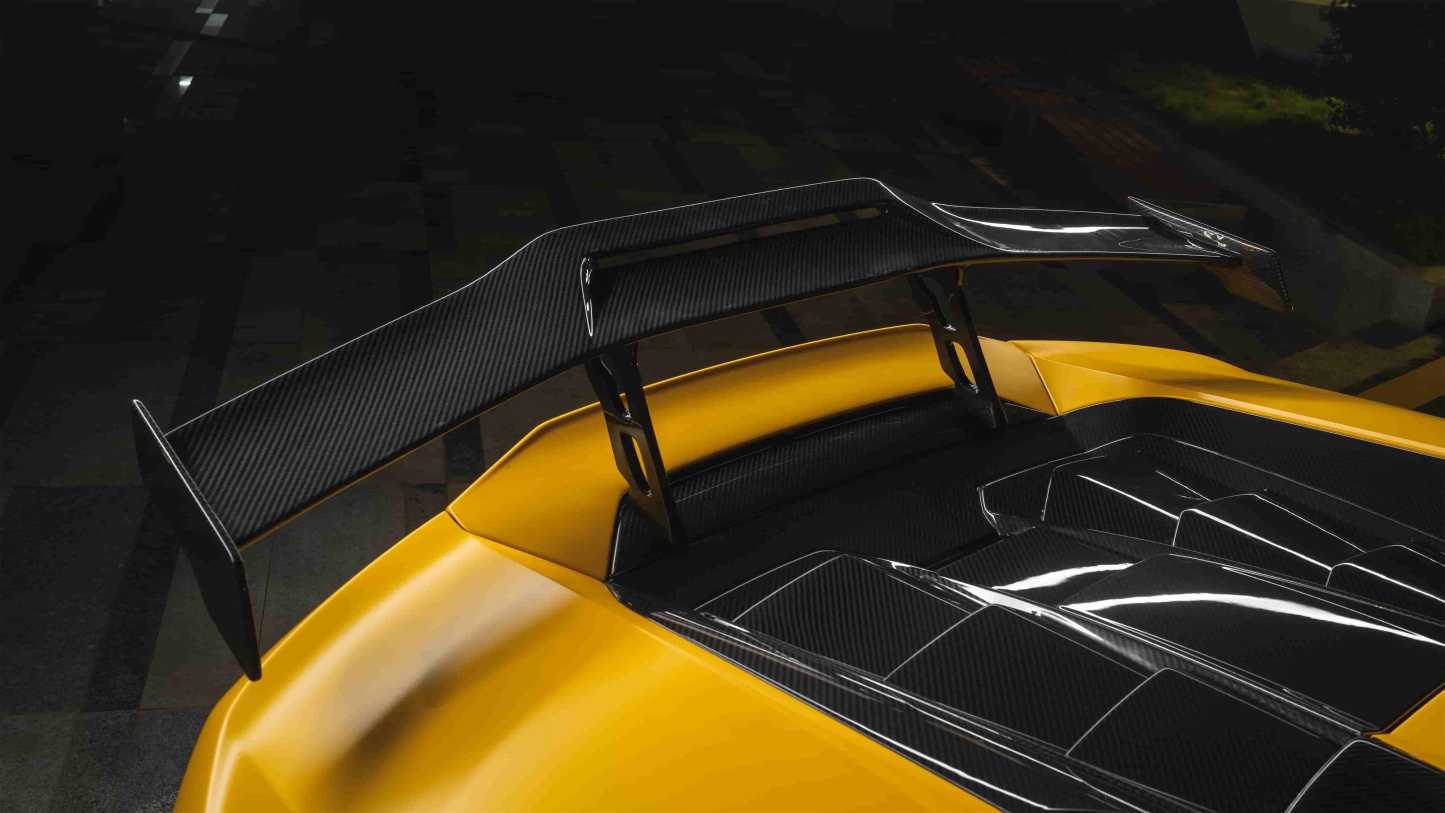 Lamborghini Huracan EVO Rear Engine Cover Dry Carbon Fiber Ocean Design Bodykit