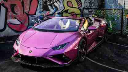 Lamborghini Huracan EVO RWD Front Bumper Protector Dry Carbon Fiber N Series Bodykit