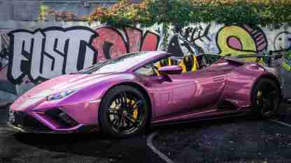 Lamborghini Huracan EVO RWD Front Bumper Protector Dry Carbon Fiber N Series Bodykit