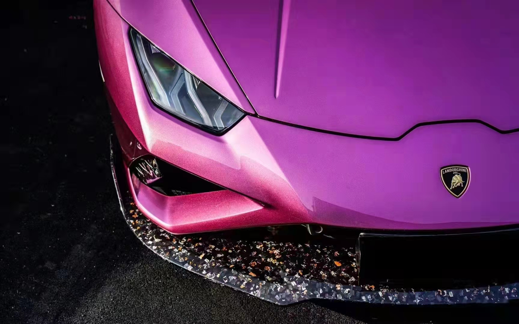 Lamborghini Huracan EVO RWD Splitter Dry Carbon Fiber Ocean Design Series Bodykit