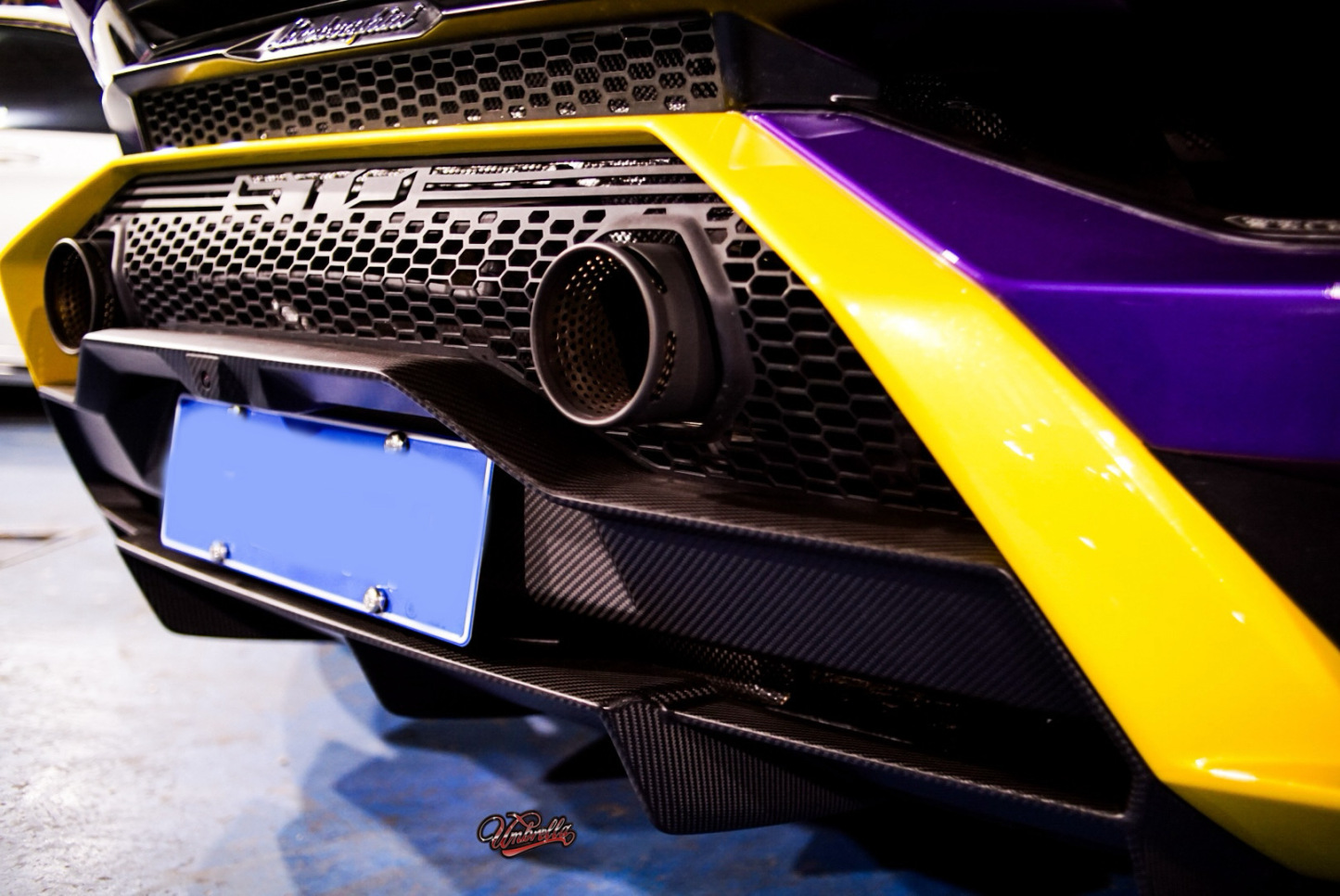 Lamborghini Huracan STO Rear Diffuser Dry Carbon Fiber OEM Series Bodykit