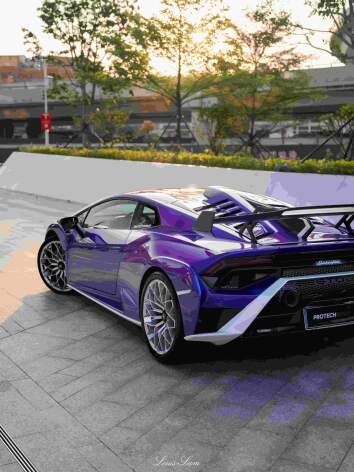 Lamborghini Huracan STO Full Set Spoiler Rear Wing Dry Carbon OEM Series