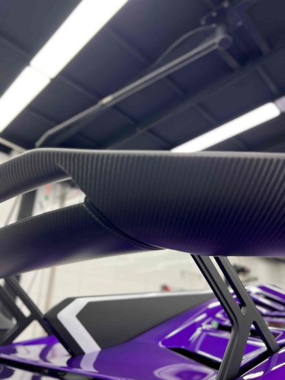 Lamborghini Huracan STO Trunk Spoiler Side Winglets Dry Carbon Fiber OEM Bodykit