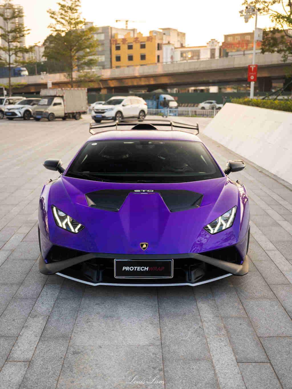 Lamborghini Huracan STO Up-Splitter Dry Carbon Fiber OEM Series Bodykit