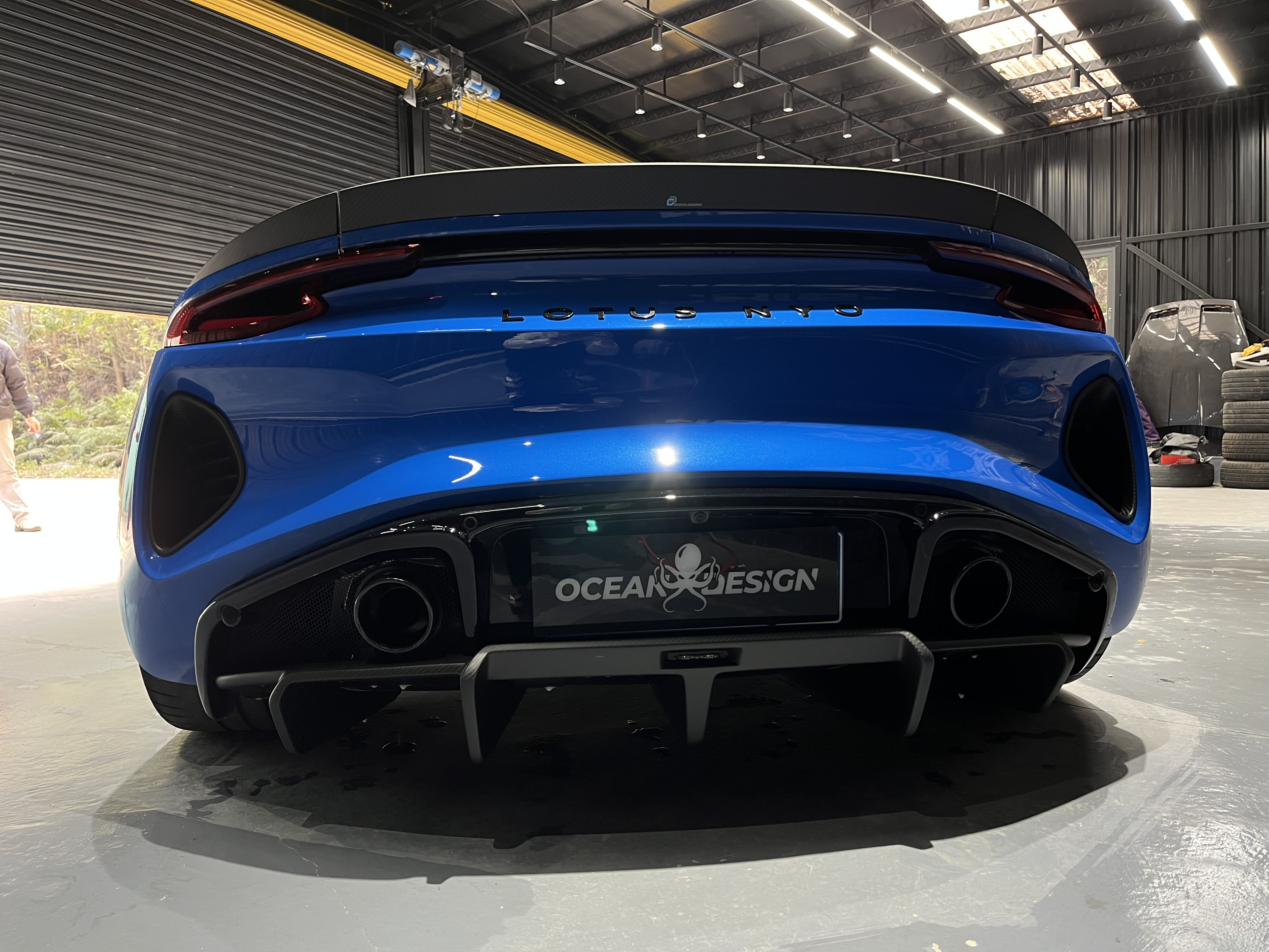 Lotus Emira  2021-2024 Dry Carbon Fiber Rear Diffuser Ocean Design Original Series