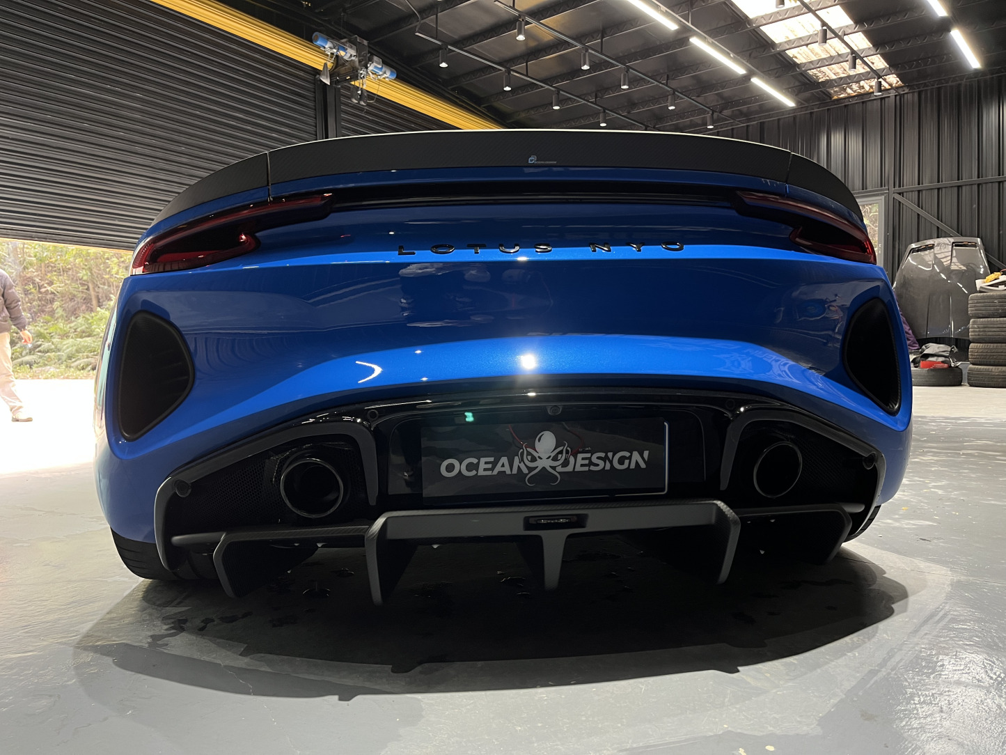 Lotus Emira  2021-2024 Dry Carbon Fiber Rear Diffuser Ocean Design Original Series