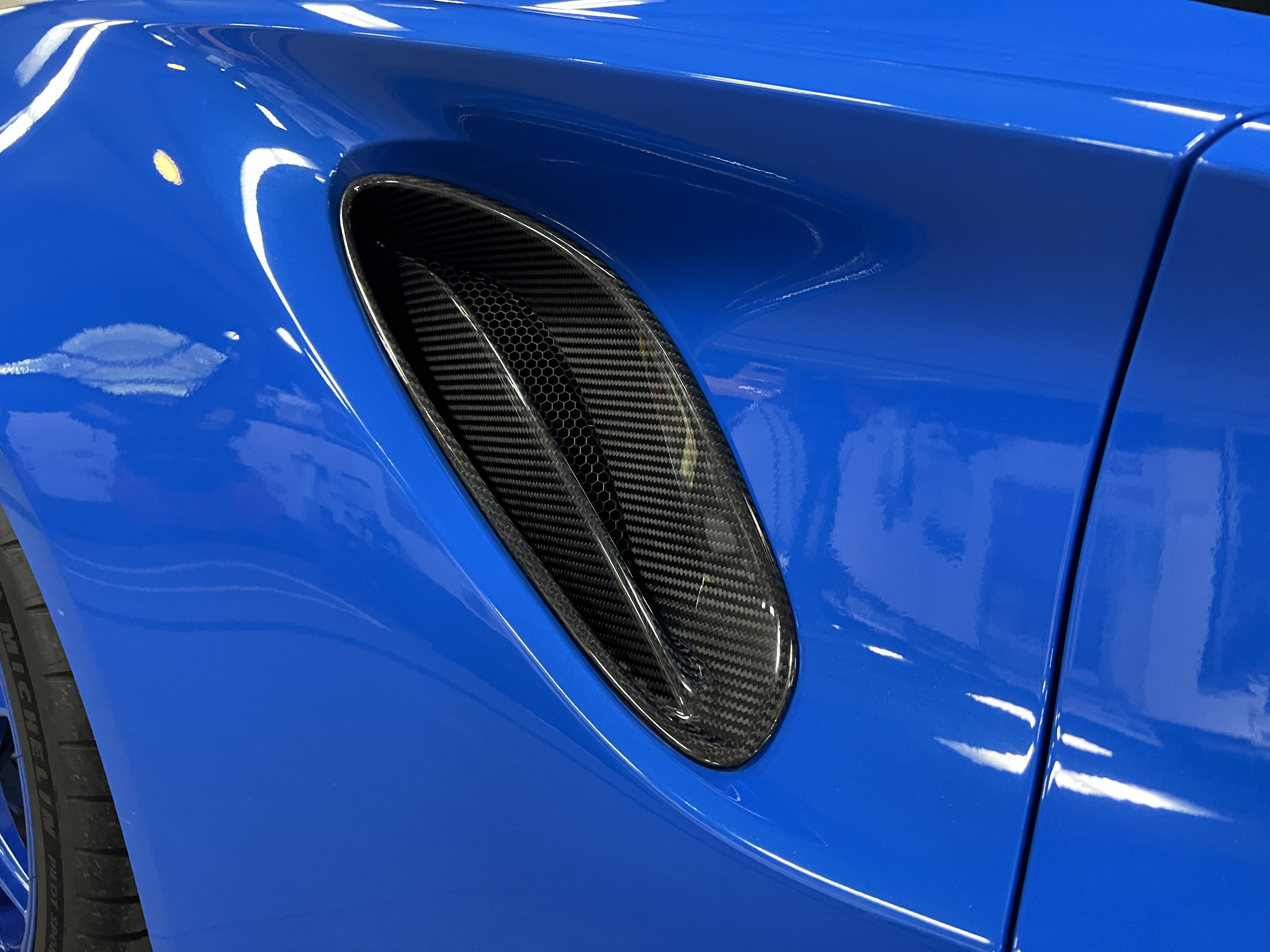 Lotus Emira 2021-2024 Dry Carbon Fiber Side Vents Quarter Panel Side Scoopes Ocean Design Original Series Bodykit