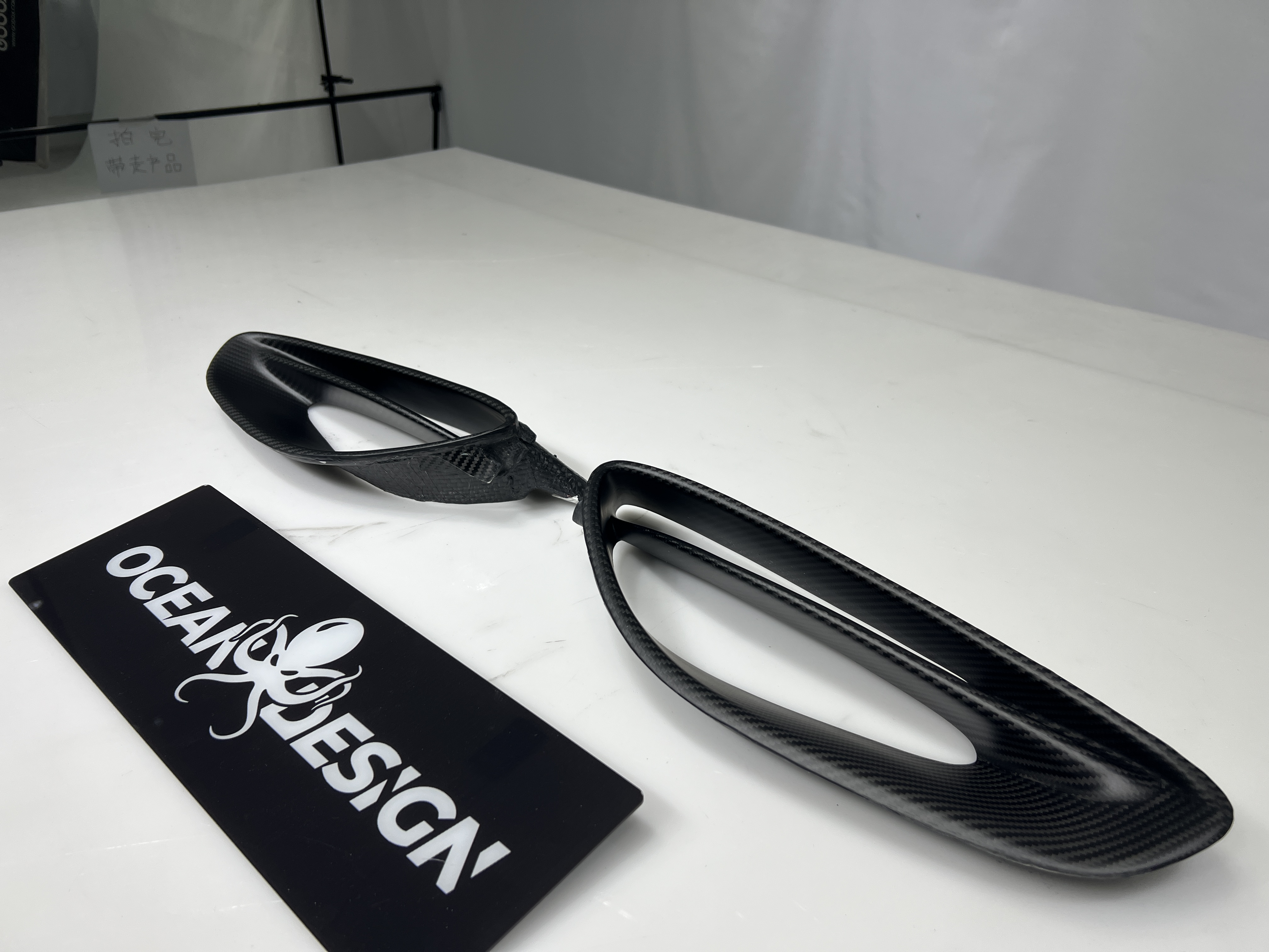 Lotus Emira 2021-2024 Dry Carbon Fiber Side Vents Quarter Panel Side Scoopes Ocean Design Original Series Bodykit