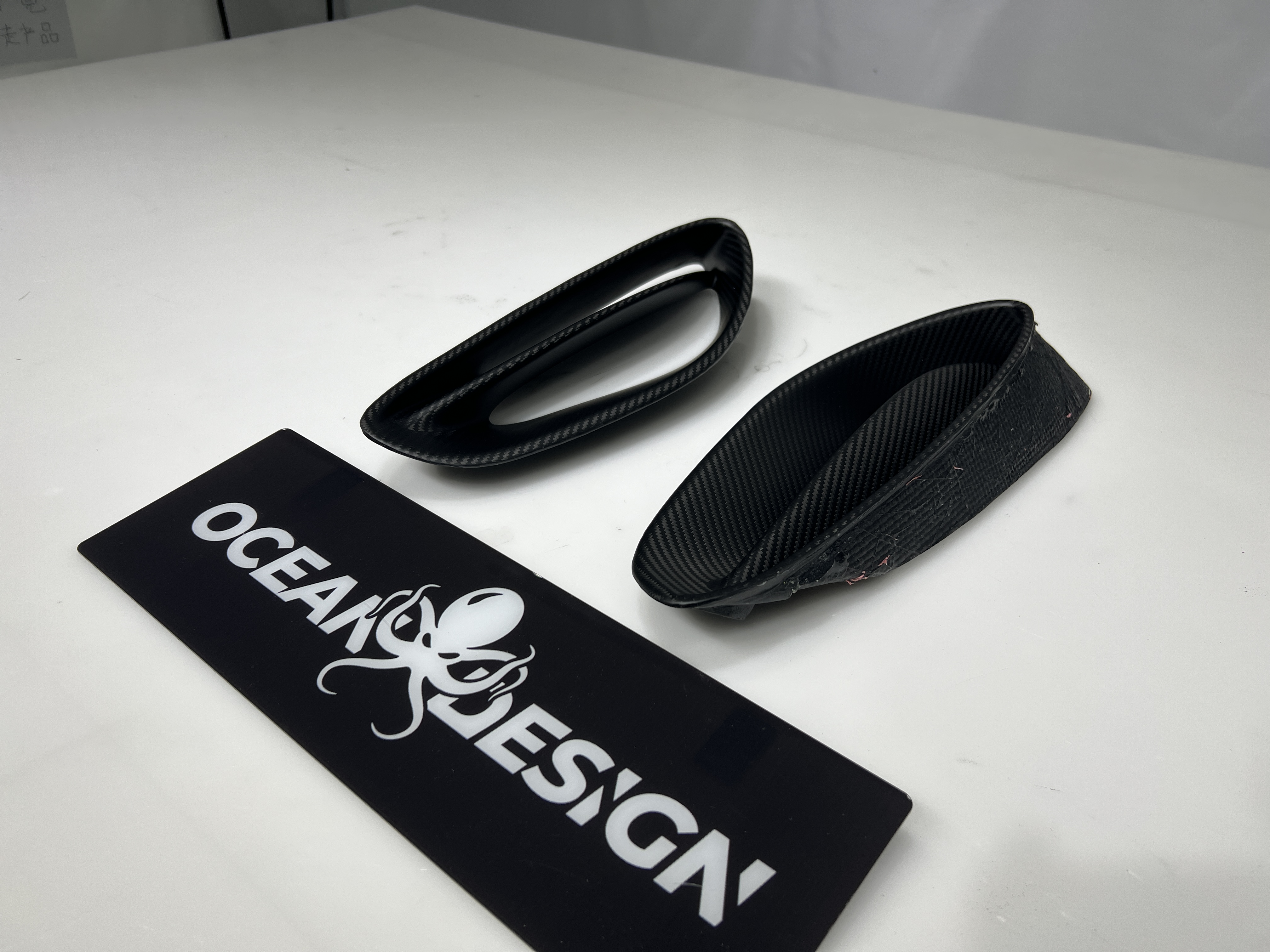 Lotus Emira 2021-2024 Dry Carbon Fiber Side Vents Quarter Panel Side Scoopes Ocean Design Original Series Bodykit