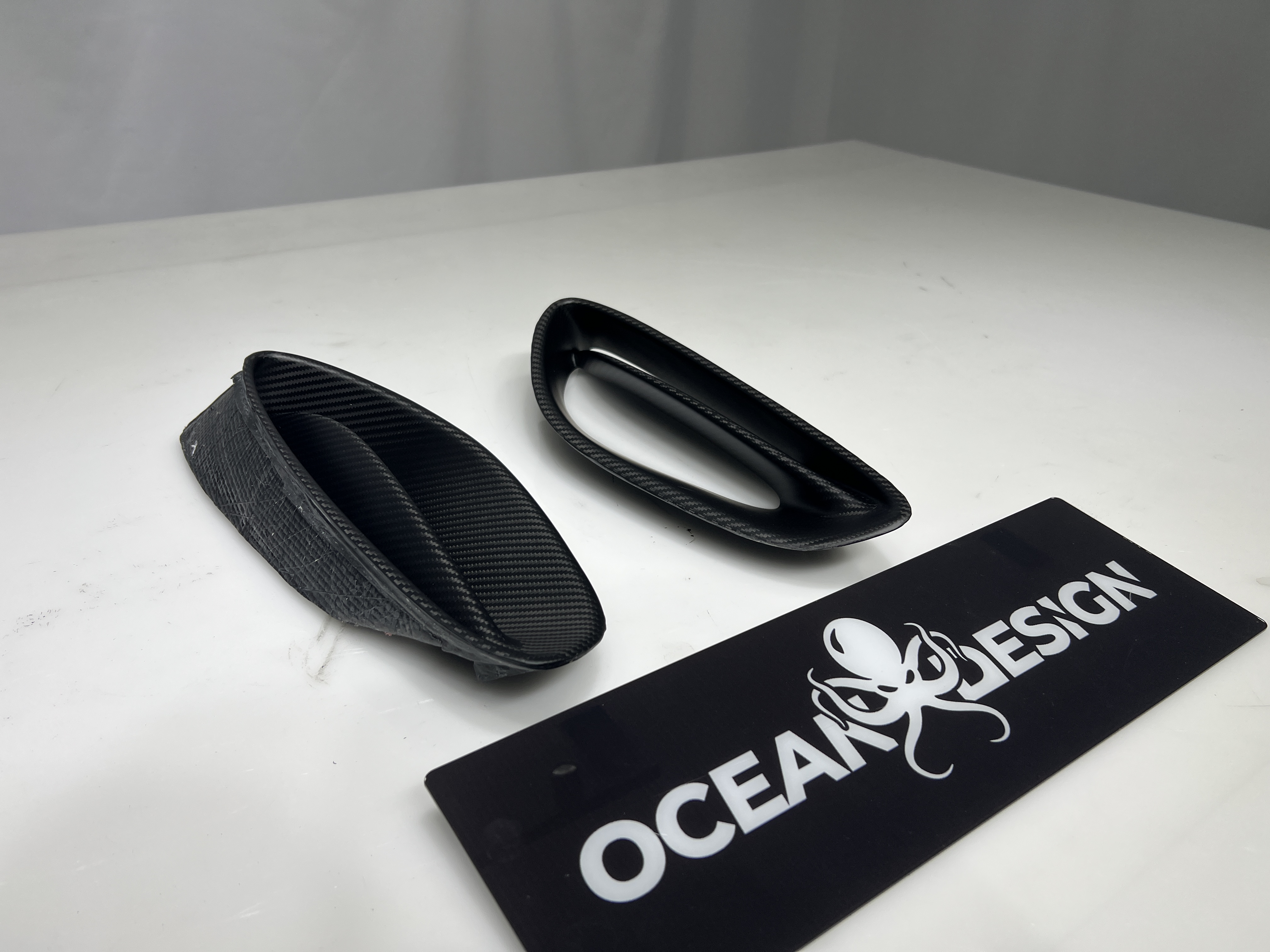 Lotus Emira 2021-2024 Dry Carbon Fiber Side Vents Quarter Panel Side Scoopes Ocean Design Original Series Bodykit