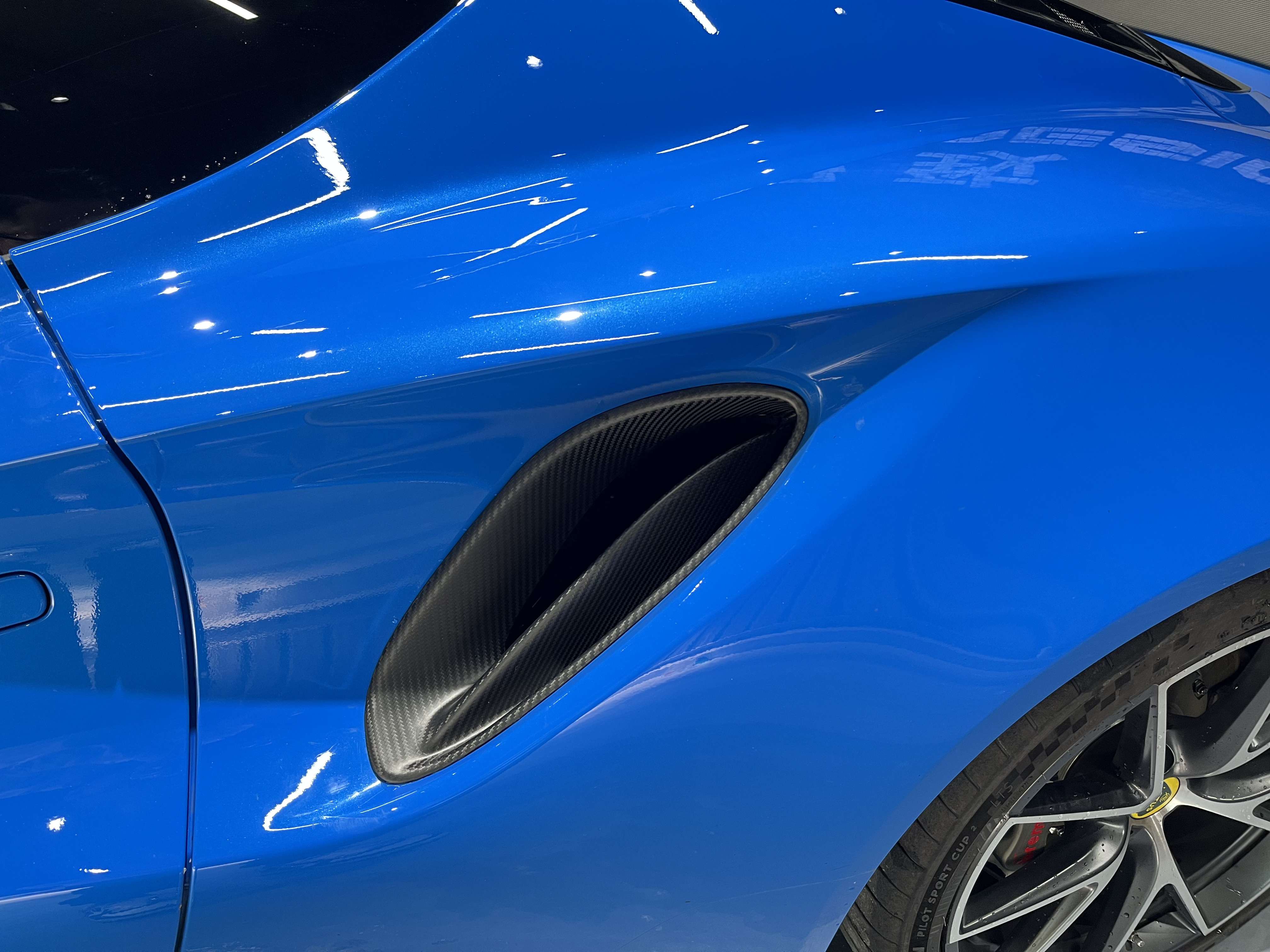 Lotus Emira 2021-2024 Dry Carbon Fiber Side Vents Quarter Panel Side Scoopes Ocean Design Original Series Bodykit