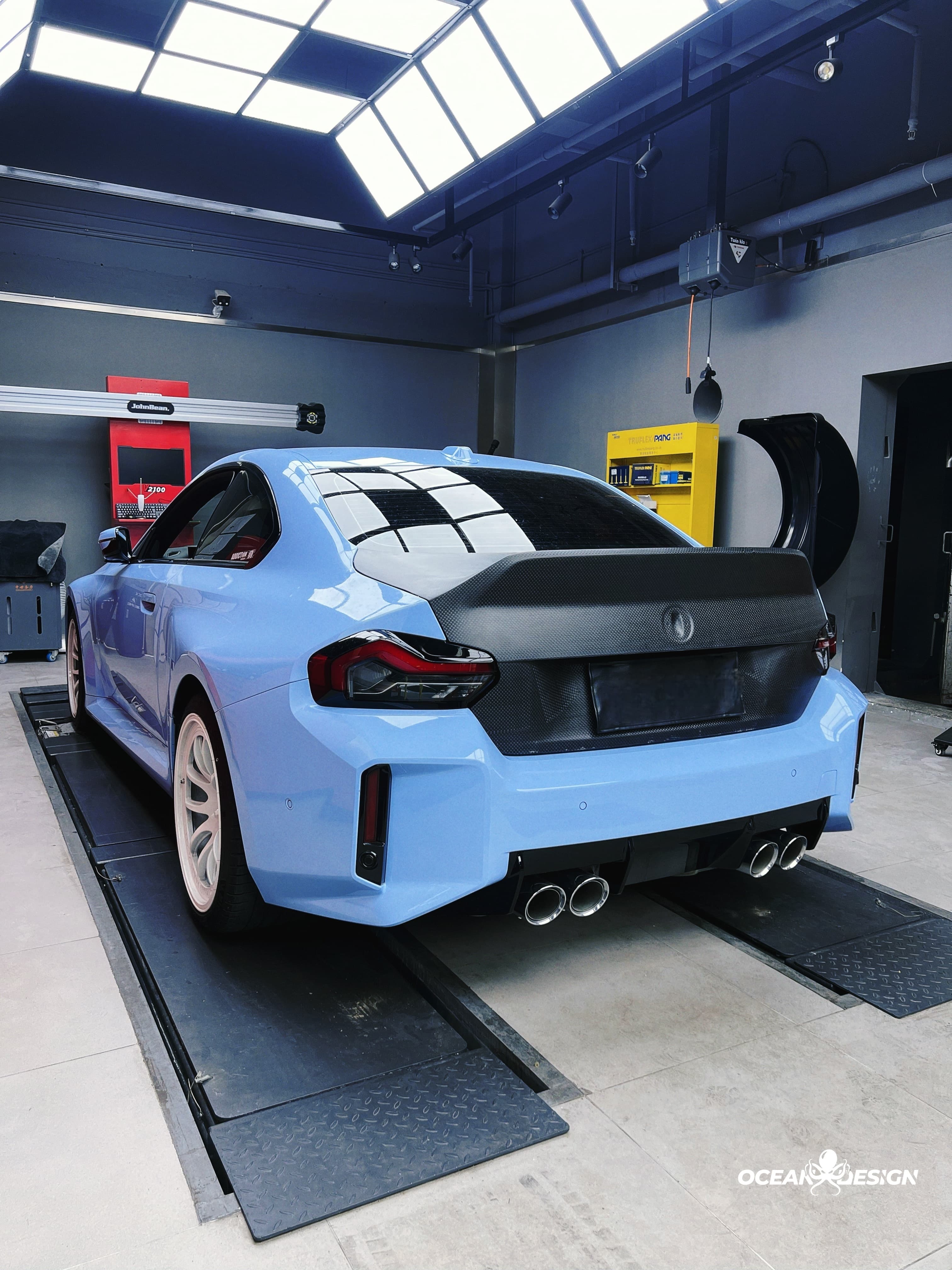 BMW G87 M2 G42 M240i AP Style Dry Carbon Fiber Trunk Lid