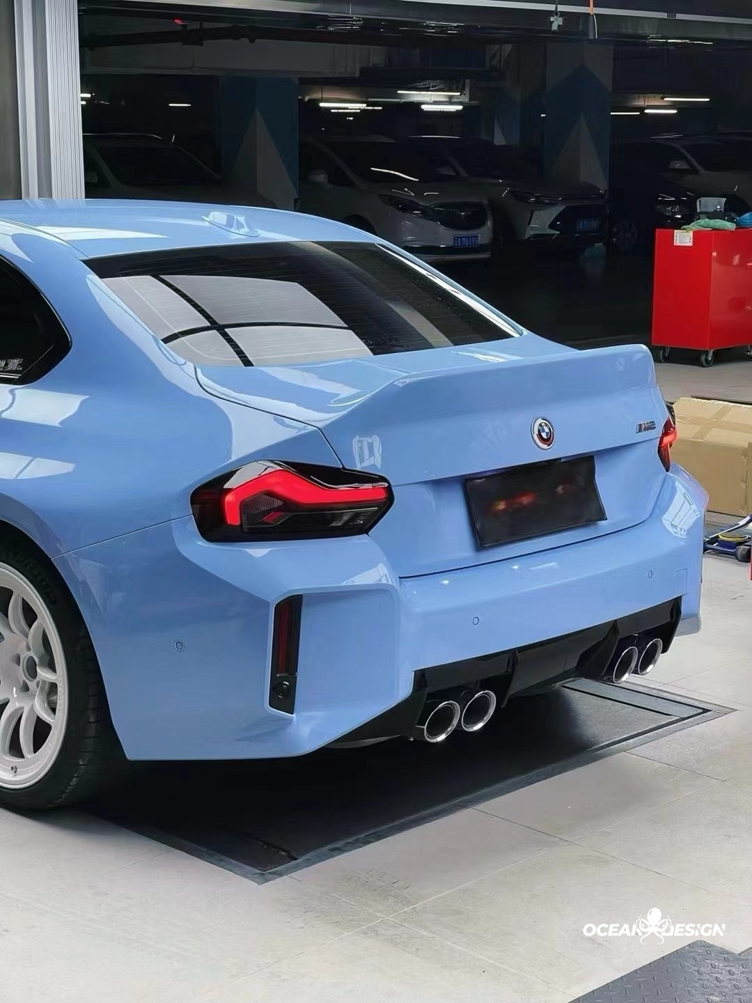 BMW G87 M2 G42 M240i AP Style Dry Carbon Fiber Trunk Lid