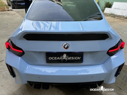 BMW G87 M2 G42 M240i AP Style Dry Carbon Fiber Trunk Lid
