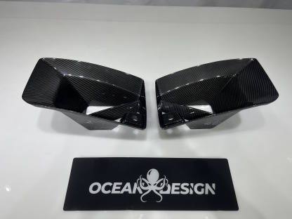 2023-2025 BMW G87 M2 R Style Front Bumper Air Intakes – Dry Carbon Fiber
