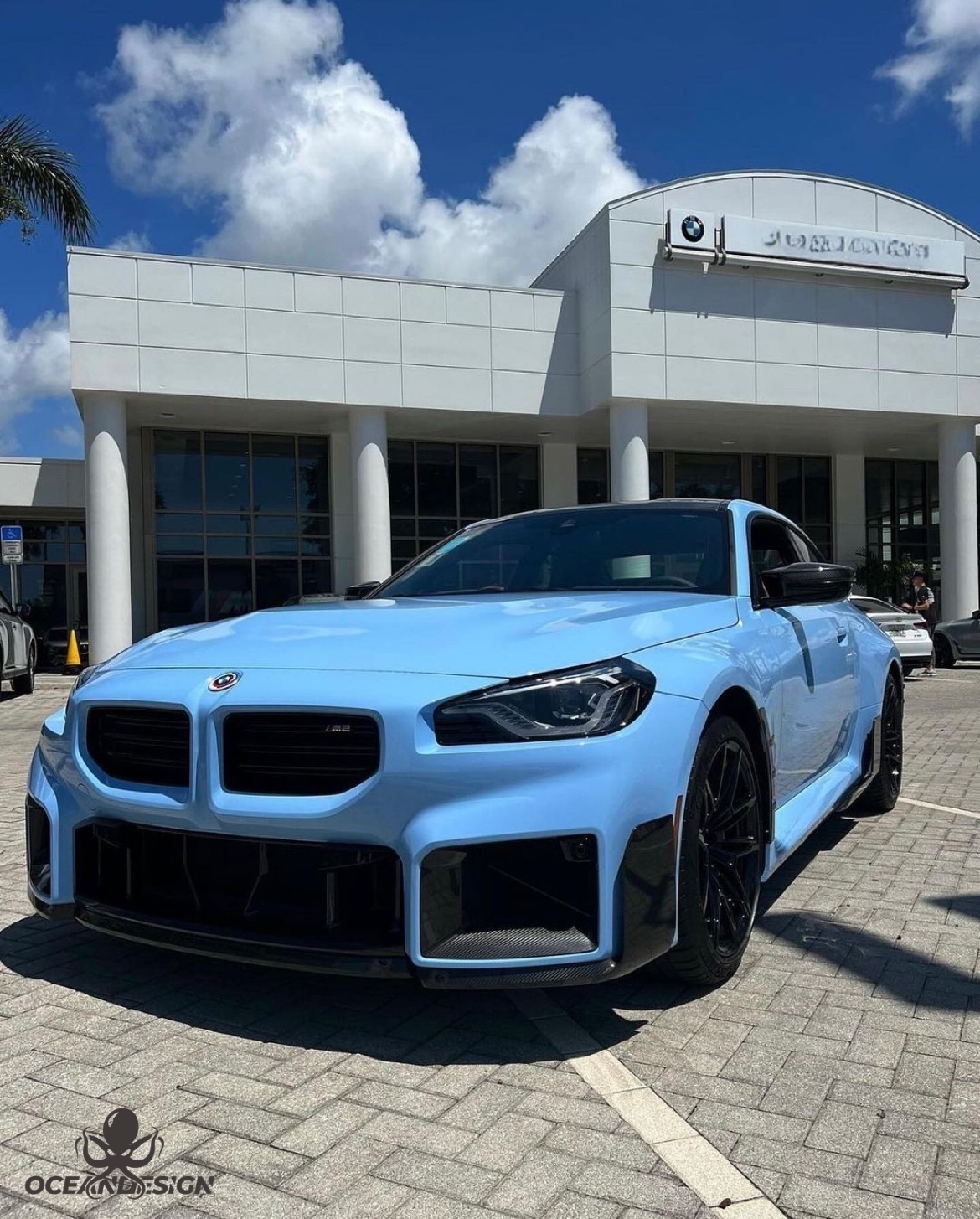 2023-2025 BMW G87 M2 R Style Front Bumper Air Intakes – Dry Carbon Fiber