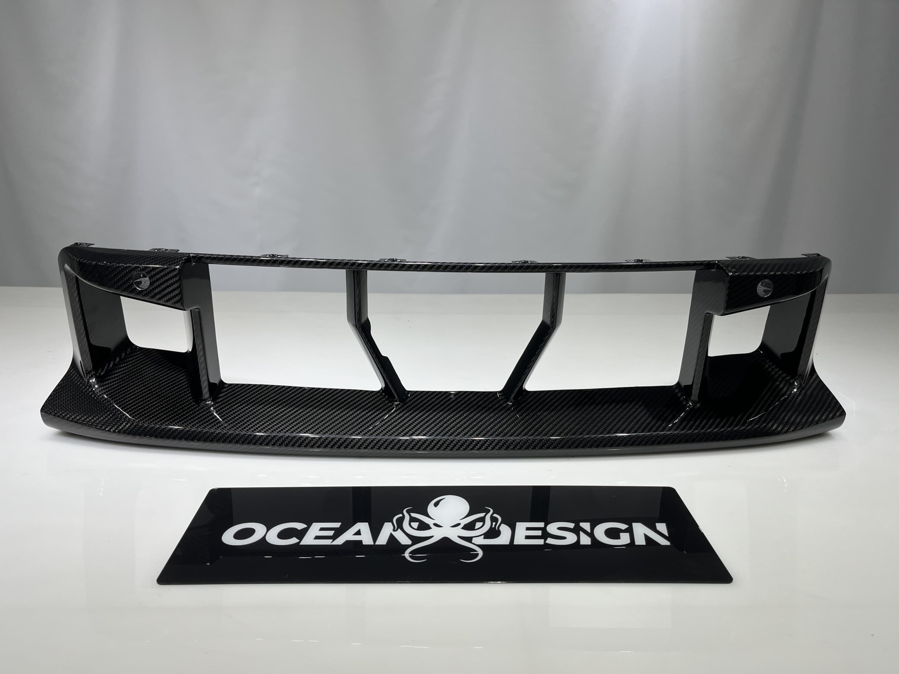 2023-2025 BMW G87 M2 R Style Lower Front Grille – Dry Carbon Fiber