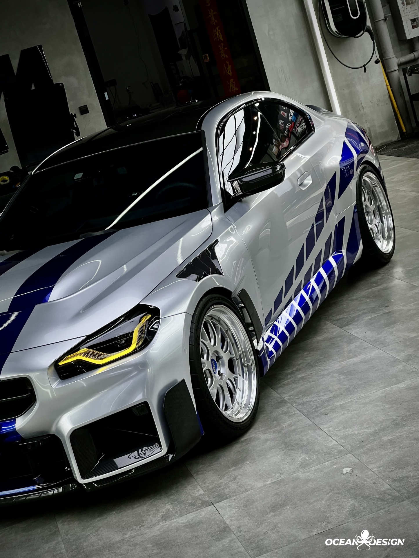 2023-2025 BMW G87 M2 AP Style Dry Carbon Fiber Front Fenders