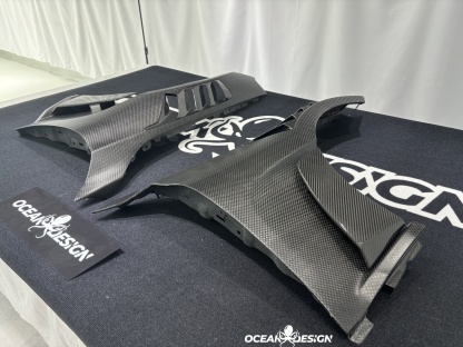 2023-2025 BMW G87 M2 AP Style Dry Carbon Fiber Front Fenders