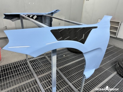 2023-2025 BMW G87 M2 AP Style Dry Carbon Fiber Front Fenders