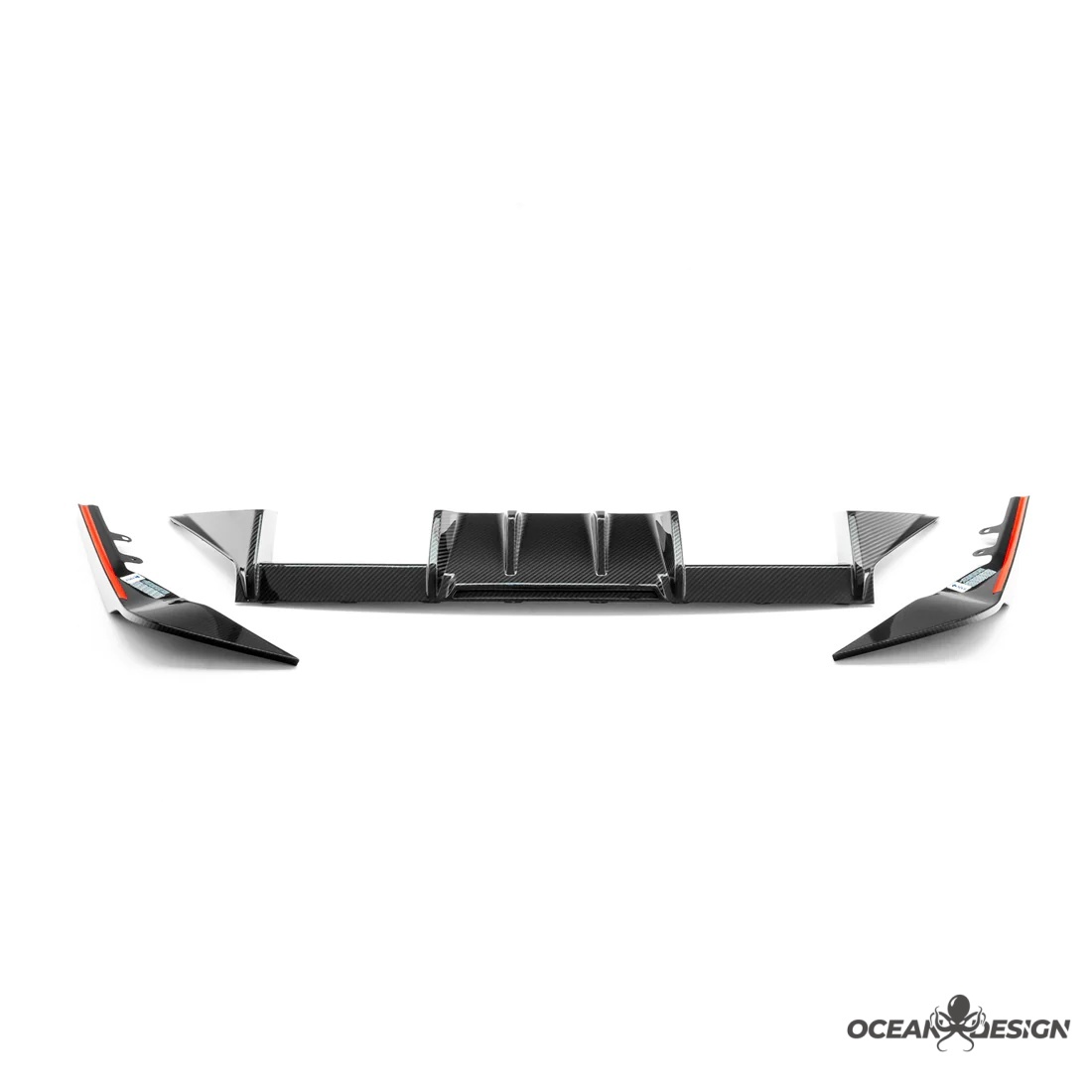 2023-2025 BMW G87 M2 R Style Dry Carbon Rear Diffuser