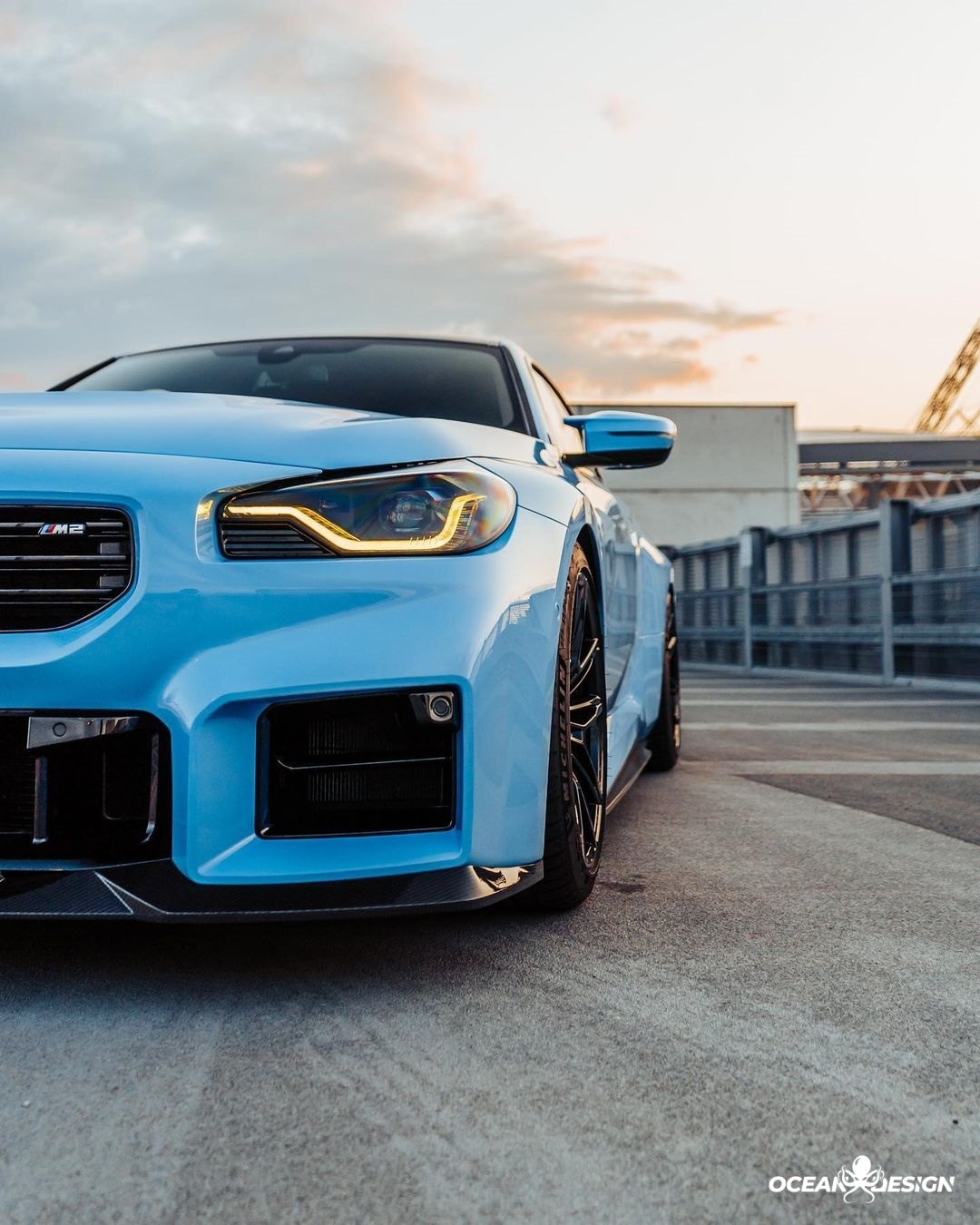 2023-2025 BMW G87 M2 R Style Dry Carbon Side Skirts