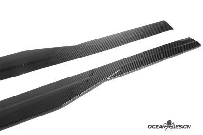 2023-2025 BMW G87 M2 R Style Dry Carbon Side Skirts