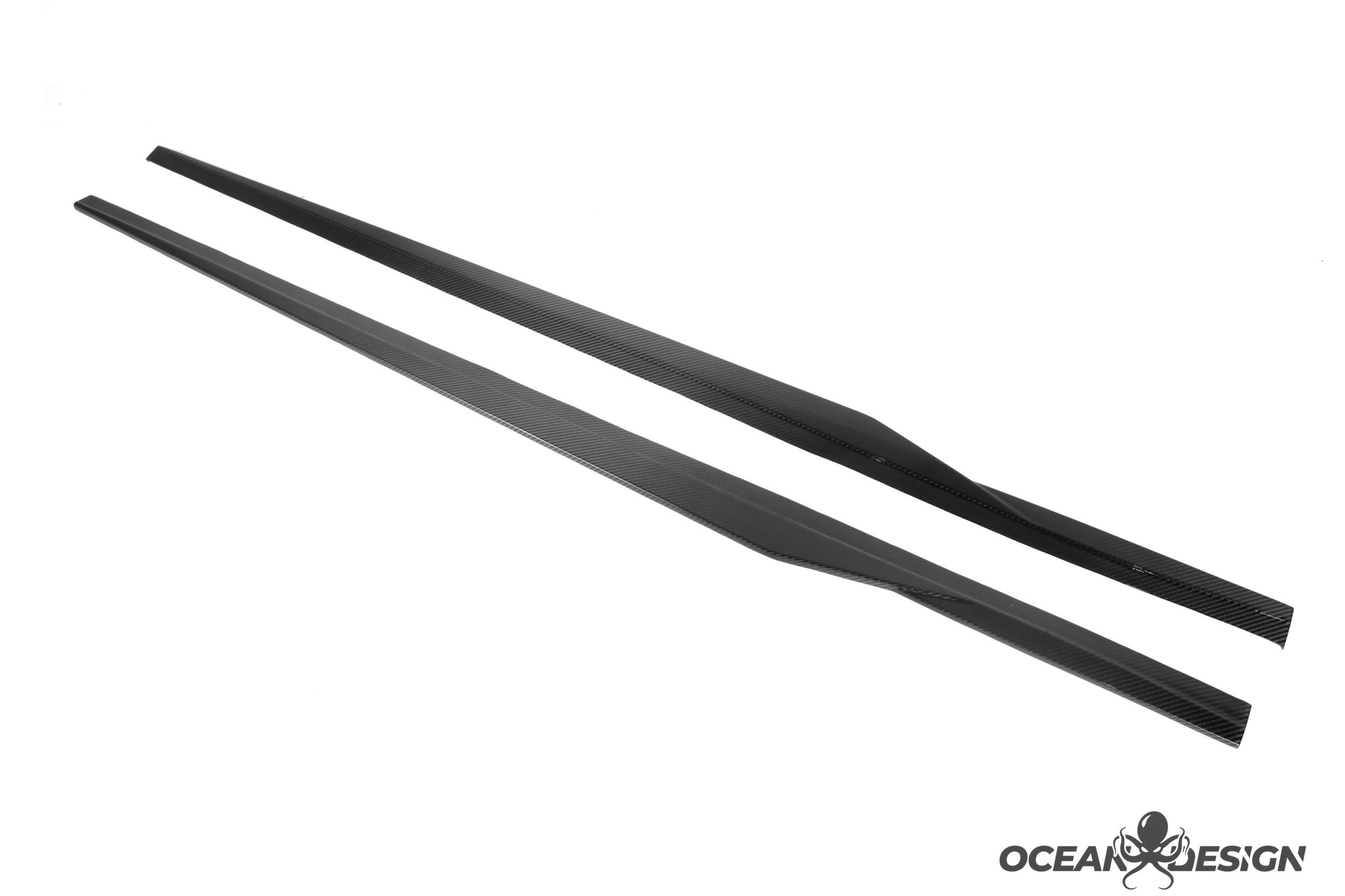 2023-2025 BMW G87 M2 R Style Dry Carbon Side Skirts