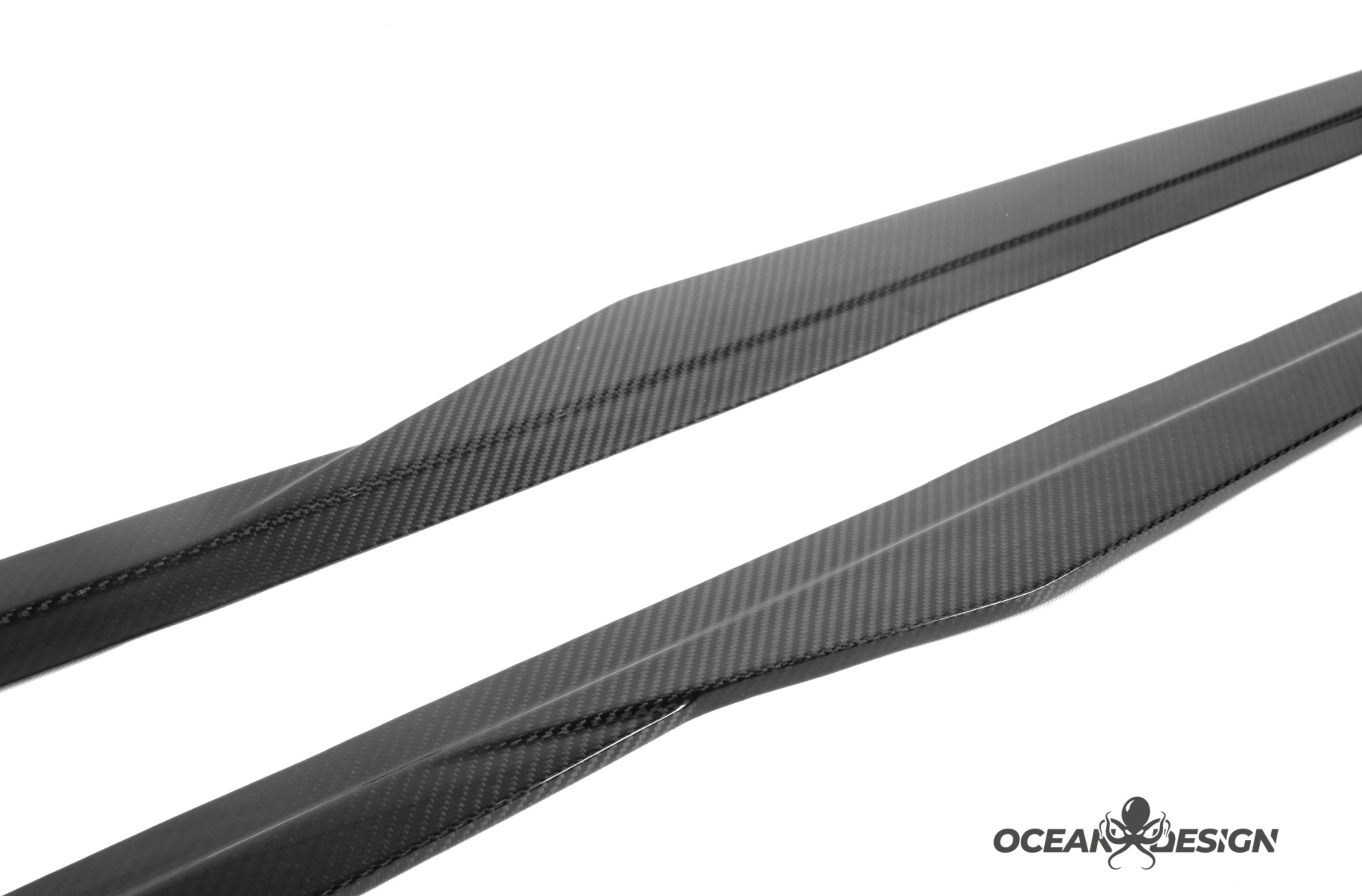 2023-2025 BMW G87 M2 R Style Dry Carbon Side Skirts