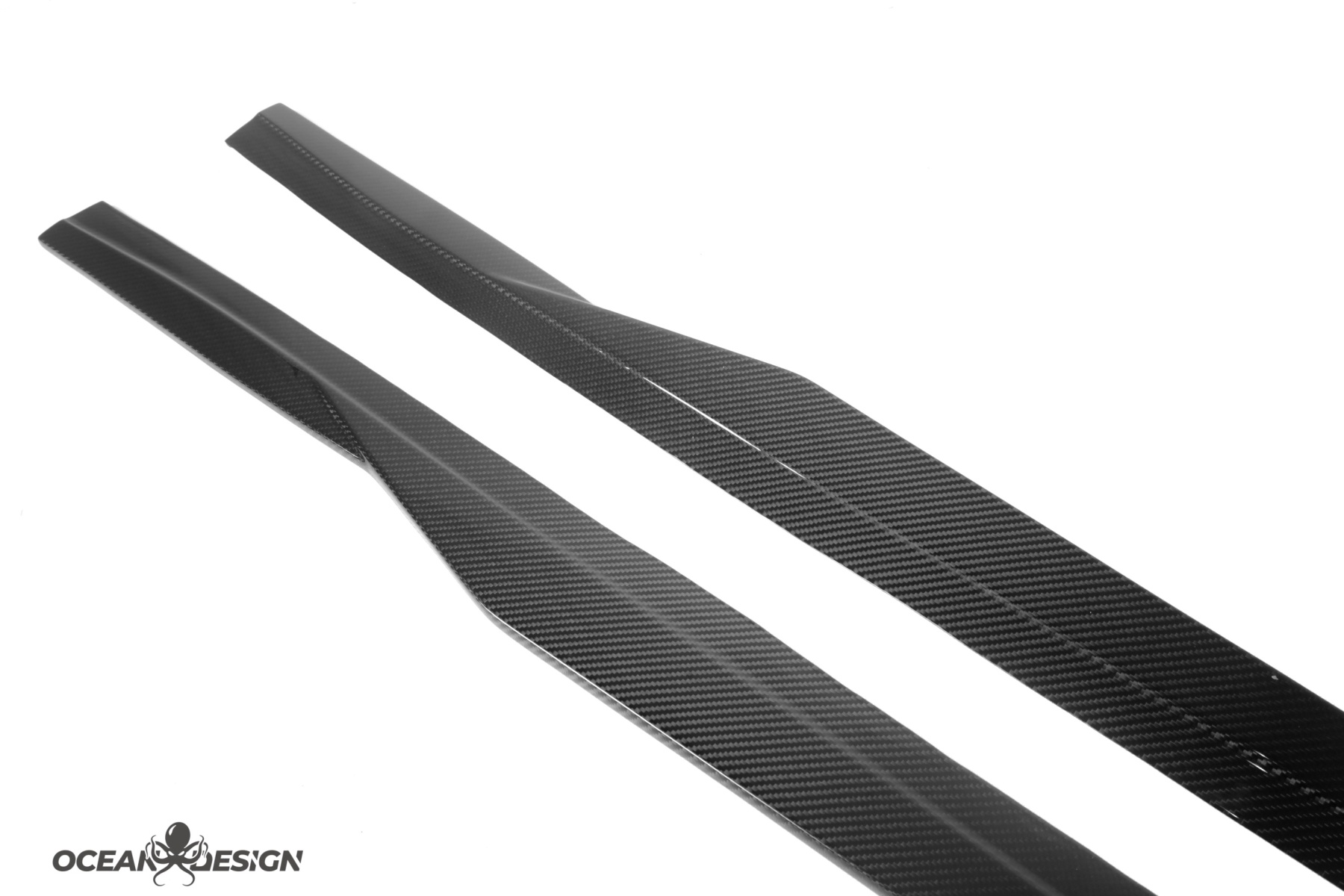 2023-2025 BMW G87 M2 R Style Dry Carbon Side Skirts