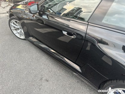 2023-2025 BMW G87 M2 R Style Dry Carbon Side Skirts