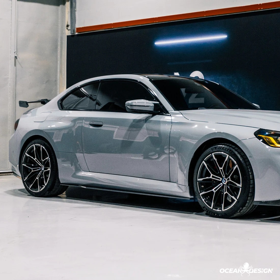 2023-2025 BMW G87 M2 R Style Dry Carbon Side Skirts