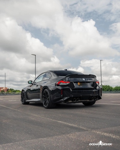 BMW G87 M2 G42 M240i R Style Dry Carbon Rear Spoiler