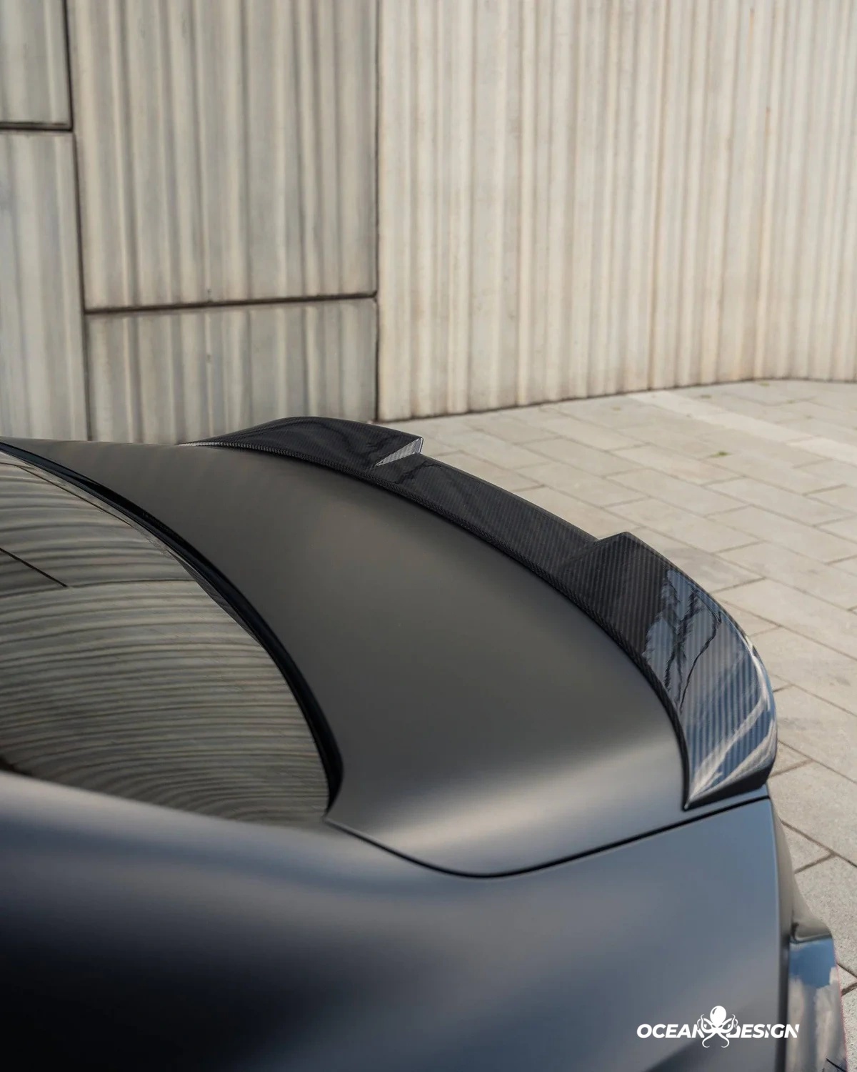 BMW G87 M2 G42 M240i R Style Dry Carbon Rear Spoiler
