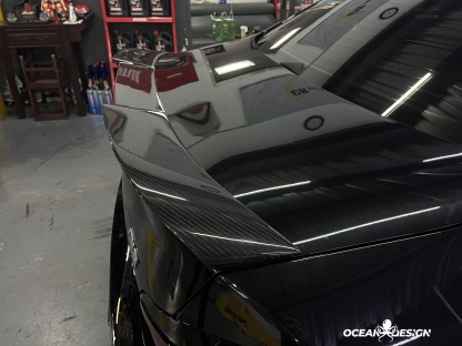 BMW G87 M2 G42 M240i R Style Dry Carbon Rear Spoiler