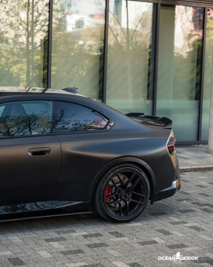BMW G87 M2 G42 M240i R Style Dry Carbon Rear Spoiler