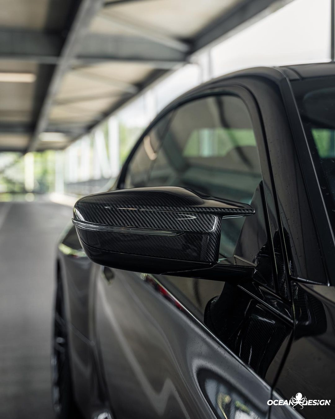 2023-2025 BMW G87 M2 R Style Dry Carbon Fiber Mirror Covers