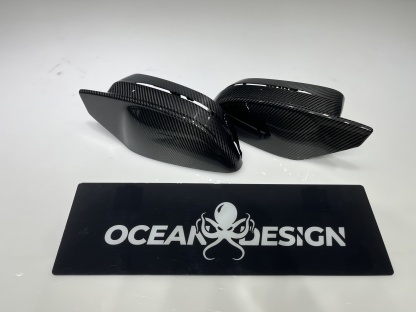 2023-2025 BMW G87 M2 R Style Dry Carbon Fiber Mirror Covers