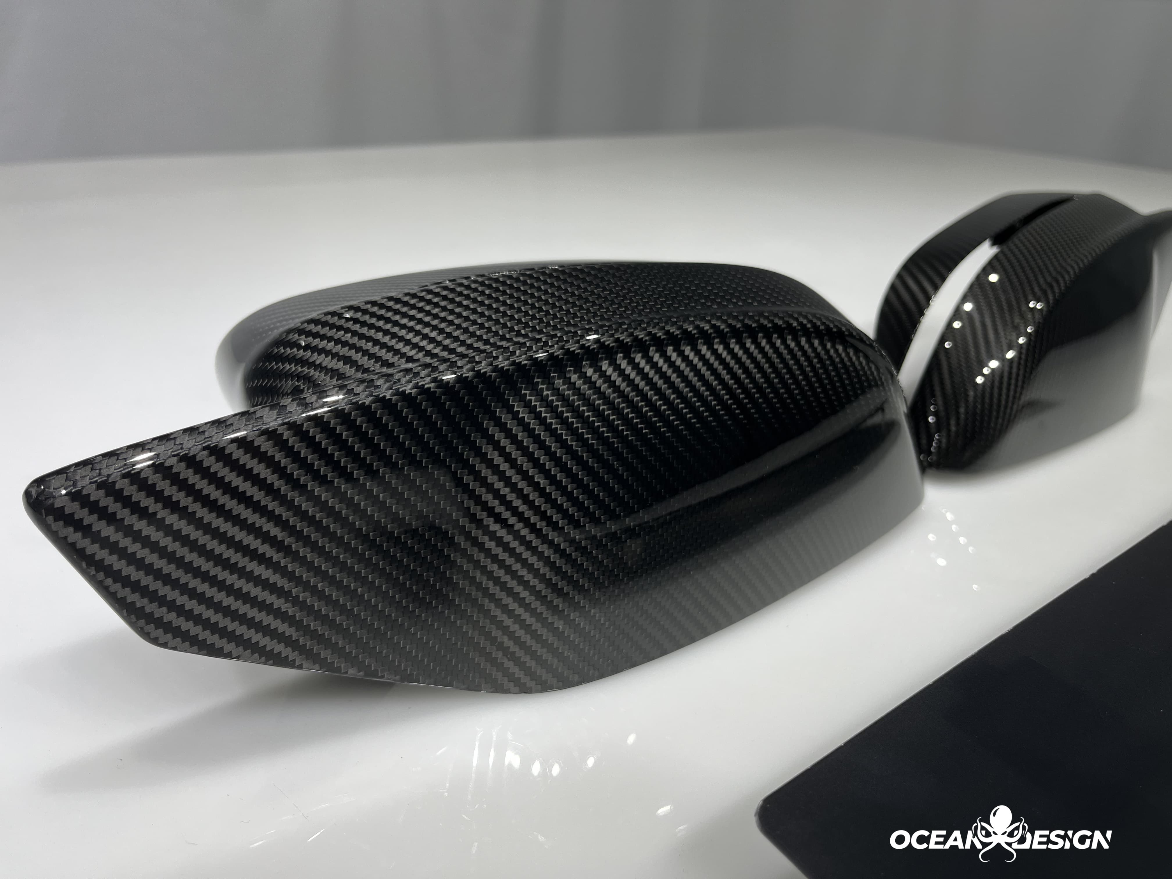 2023-2025 BMW G87 M2 R Style Dry Carbon Fiber Mirror Covers