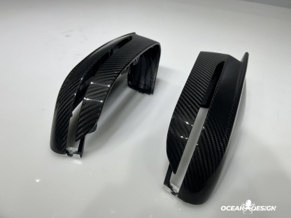 2023-2025 BMW G87 M2 R Style Dry Carbon Fiber Mirror Covers