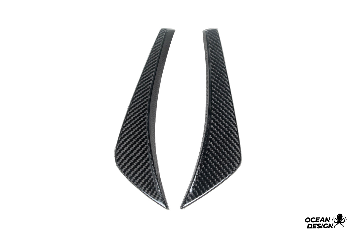 Maserati MC20 2020-2025 Dry Carbon Fiber Canards SD Series Bodykit