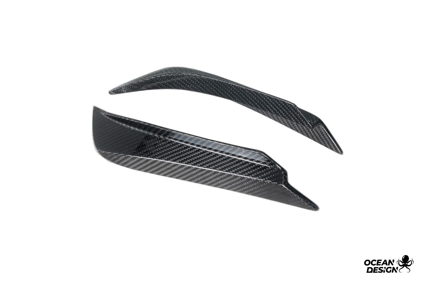 Maserati MC20 2020-2025 Dry Carbon Fiber Canards SD Series Bodykit