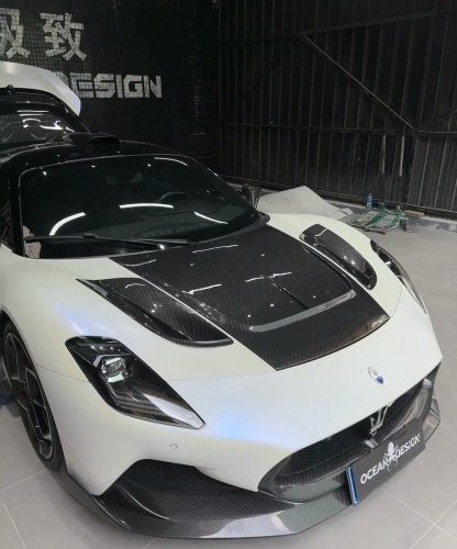 Maserati MC20 2020-2025 Air Outtake of Bonnet Dry Carbon Fiber MSY Bodykit