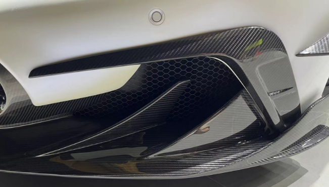 Maserati MC20 2020-2025 Front Bumper Splitter Dry Carbon Fiber MSY Bodykit