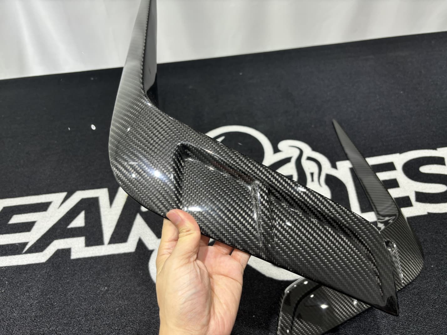 Maserati MC20 2020-2025 Front Bumper Splitter Dry Carbon Fiber MSY Bodykit