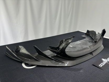 Maserati MC20 2020-2025 Front Bumper Lip with Mask Dry Carbon Fiber MSY Series Bodykit