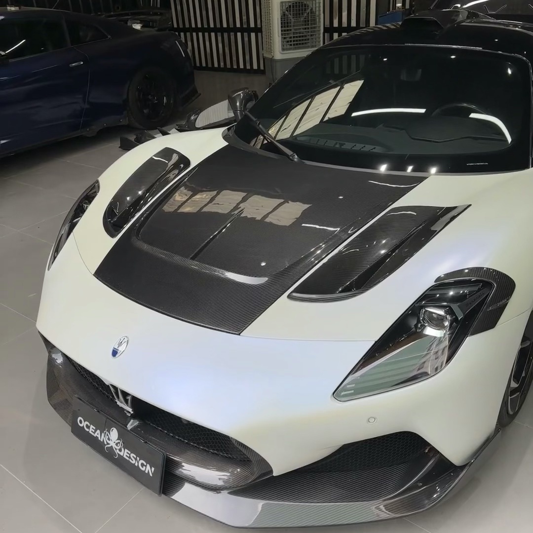 Maserati MC20 2020-2025 Front Bonnet Hood Carbon Fiber MSY Bodykit