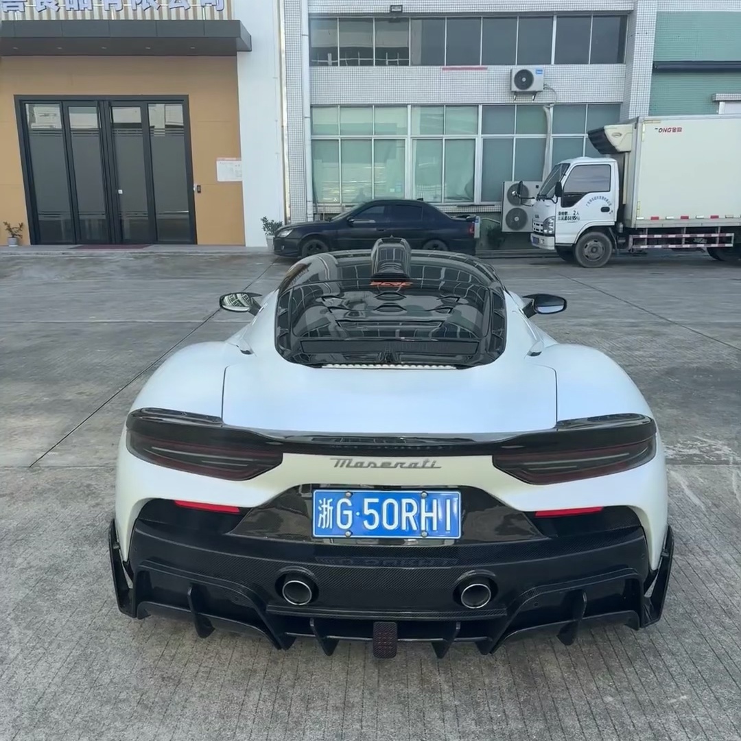 Maserati MC20 2020-2025 Spoiler Rear Wing Dry Carbon Fiber MSY Bodykit