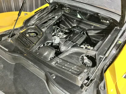 Maserati MC20 2020-2025 Engine Bay Dry Carbon Fiber N Series Bodykit